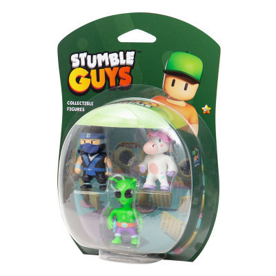 Фігурка Stumble Guys набір колекційних - Ніндзя Кай, Спрінклс, Прибулець (SG2020-5)