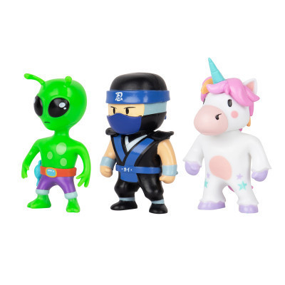 Фігурка Stumble Guys набір колекційних - Ніндзя Кай, Спрінклс, Прибулець (SG2020-5)