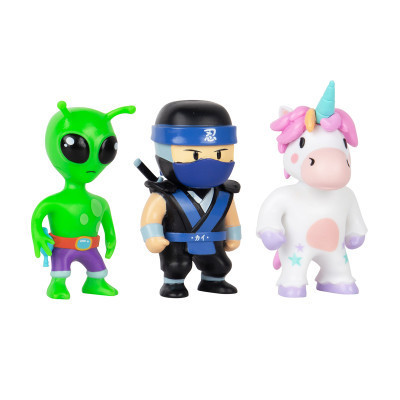 Фігурка Stumble Guys набір колекційних - Ніндзя Кай, Спрінклс, Прибулець (SG2020-5)