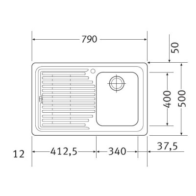 Мийка кухонна Franke Logica line LLL 611-79 (101.0381.809)