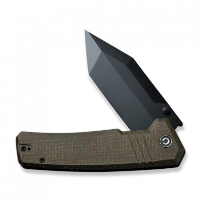 Ніж Civivi Bhaltair Black Blade Dark Micarta (C23024-3)
