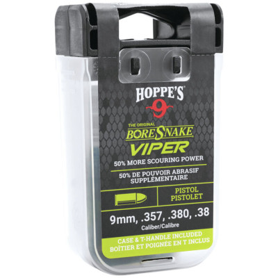 Протяжка для чищення зброї Hoppe&#039;s Bore Snake Viper Pistol .355-.38 (24002VD)