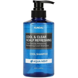 Шампунь Kundal Cool &amp; Clear Scalp Refreshing Shampoo Aqua Mint 500 мл (8809693253265)