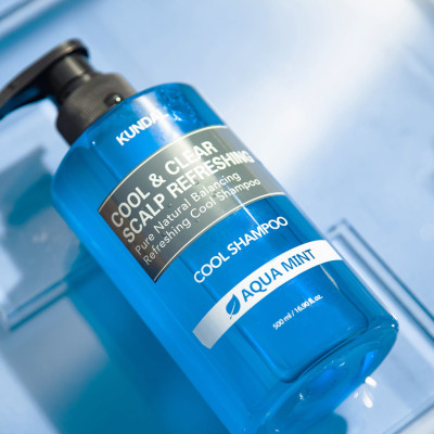 Шампунь Kundal Cool &amp; Clear Scalp Refreshing Shampoo Aqua Mint 500 мл (8809693253265)
