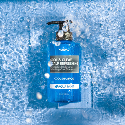 Шампунь Kundal Cool &amp; Clear Scalp Refreshing Shampoo Aqua Mint 500 мл (8809693253265)