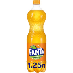 Напій Fanta Безалкогольний сильногазований соковмісний Апельсин 1.25 л (5449000028938)