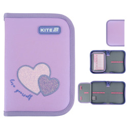 Пенал Kite 621 Sweetheart, 1 відділення, 1 відворот (K25-621-1)