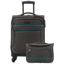 Валіза Travelite Story Anthracite S +сумка 12л (TL091141-04)