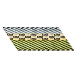 Цвяхи DeWALT сталеві, &quot;DNPT&quot;, оцинковані, L=90 мм, D 3.1 мм, кут нахилу 33 град, 2200 шт (DNPT3190G12Z)