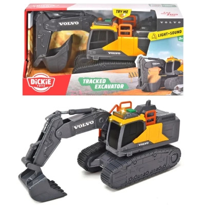 Спецтехніка Dickie Toys Екскаватор Вольво зі звук. та світл. ефект., 23 см (3723008)