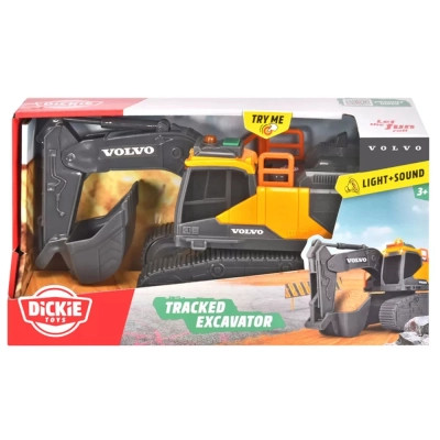 Спецтехніка Dickie Toys Екскаватор Вольво зі звук. та світл. ефект., 23 см (3723008)