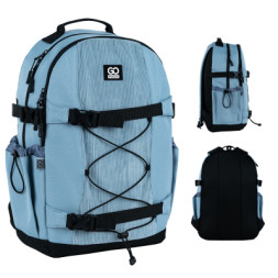 Рюкзак шкільний GoPack Education Teens 186 блакитний (GO25-186L-2)