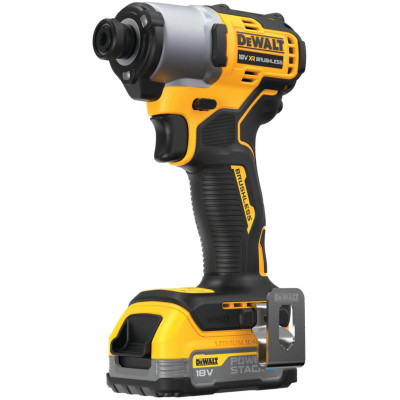 Шуруповерт DeWALT 18 В XR Li-lon PowerStack 1.7Ah, 192 Нм, кейс TSTAK (DCF840E1T)