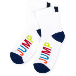 Шкарпетки дитячі Bross &quot;Jump&quot; з синіми вставками (11614-7-9B-blue)