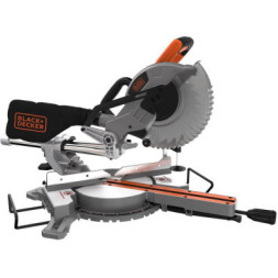 Торцювальна пила Black&amp;Decker 1600 Вт, диск 216х30 мм, 4800 об/хв, XPS, вага 12 кг (BES700)