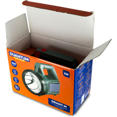 Ліхтар Quantum QM-FL1052 GRANT-M 5W LED Type-C/Solar/Power Bank (QM-FL1052)