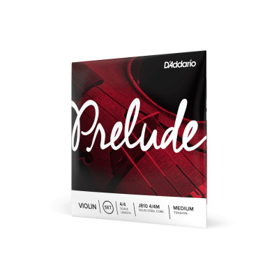 Струни для скрипки D&#039;Addario Prelude Violin String Set 4/4 Scale Medium Tension (J810 4/4M)