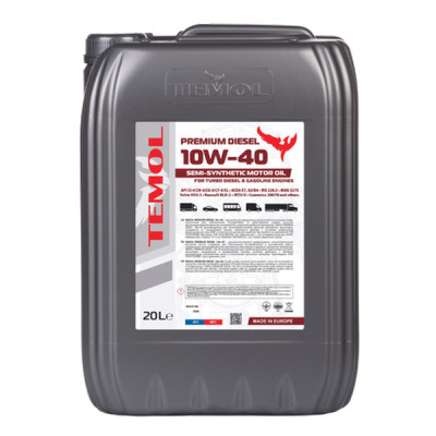 Моторна олива TEMOL Ultra Diesel 10W40 20л (TEMOL 62904)