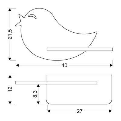 Світильник Candellux BIRD (21-85054)