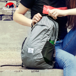 Рюкзак туристичний Naturehike Ultralight NH17A012-B, 18 л, чорний (6927595718674)