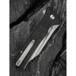 Ніж Civivi Neurohaptic, Bead Blast, чорний G10 (C23080-2)