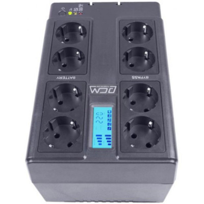 Пристрій безперебійного живлення Powercom CUB-850N LCD