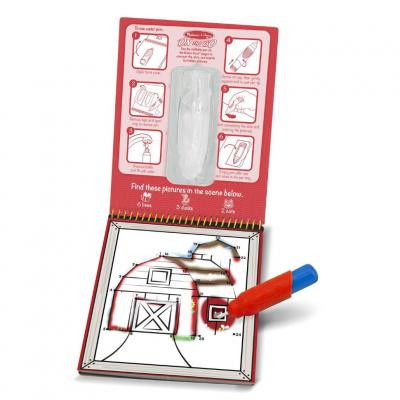 Набір для творчості Melissa&amp;Doug Чарівна водна розмальовка по точках Ферма (MD9485)