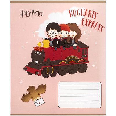 Зошит Kite Harry Potter, 12 аркушів, коса лінія (HP25-235)