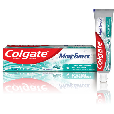 Зубна паста Colgate Макс Блиск Кришталева м&#039;ята 50 мл (6920354805844)