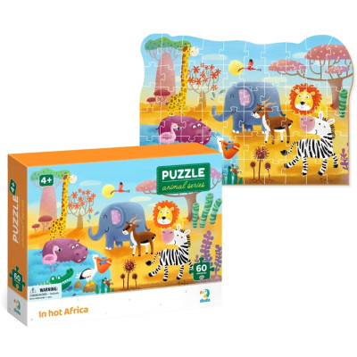 Пазл DoDo Спекотна Африка, 60 елементів (300376)