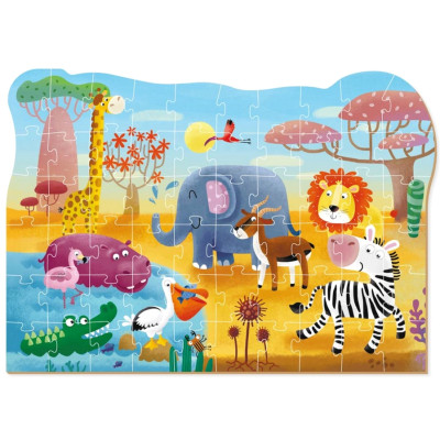 Пазл DoDo Спекотна Африка, 60 елементів (300376)