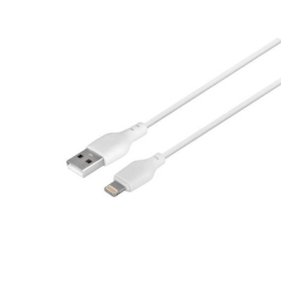 Зарядний пристрій XO L73 2.4A/1USB + cable lightning White (XO-L73i-WH)