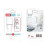 Зарядний пристрій XO L73 2.4A/1USB + cable lightning White (XO-L73i-WH)