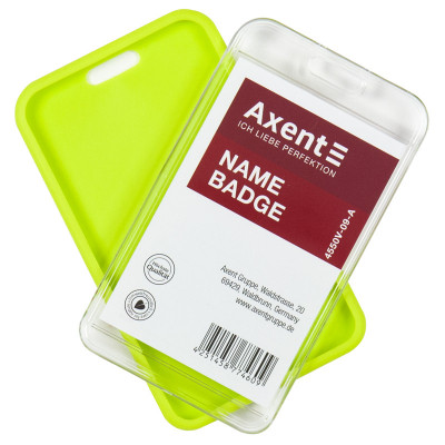 Бейдж Axent чохол SoftTouch матовий, 54х85мм ,салатовий (4550V-09-A)