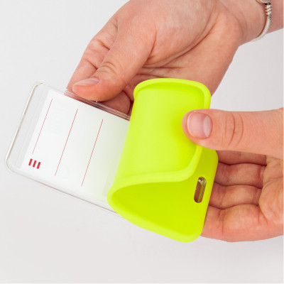 Бейдж Axent чохол SoftTouch матовий, 54х85мм ,салатовий (4550V-09-A)