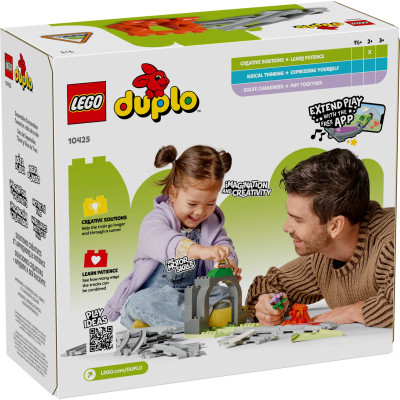 Конструктор LEGO DUPLO Town Додатковий набір. Залізничний тунель і колії (10425)