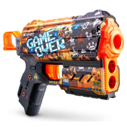 Іграшкова зброя Zuru X-Shot Швидкострільний бластер Skins Flux Game Over (8 патронів) (36516E)