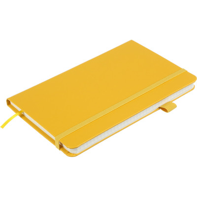 Книга записна Buromax Etalon 125x195 мм 96 аркушів в клітинку обкладинка зі штучної шкіри Жовта (BM.291160-08)