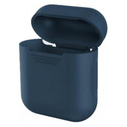 Чохол для навушників MakeFuture Apple AirPods Silicone Blue (MCL-AA1/2BL)