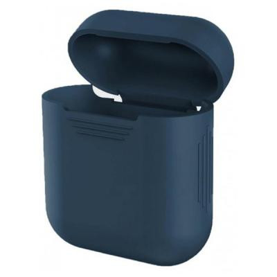 Чохол для навушників MakeFuture Apple AirPods Silicone Blue (MCL-AA1/2BL)