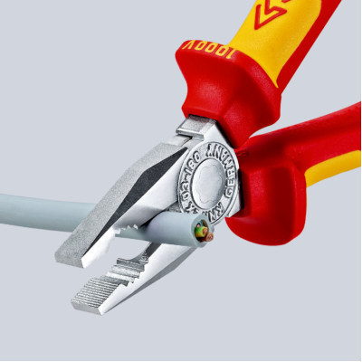 Плоскогубці KNIPEX комбіновані діелектричні VDE (03 06 160)