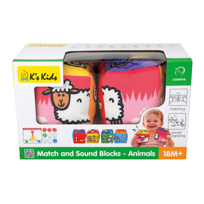 Розвиваюча іграшка K’S KIDS Кубики Тварини (6603155)