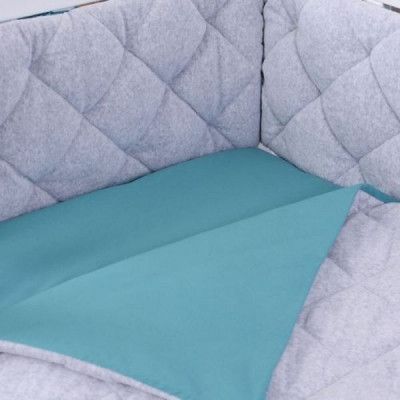 Дитячий постільний набір Верес Velour Grey-tiffany (218.01)