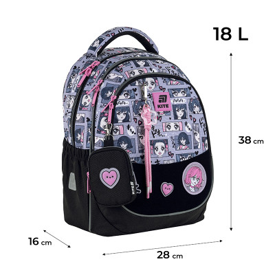 Рюкзак шкільний Kite Education 700 Anime Girl (K25-700M-1)