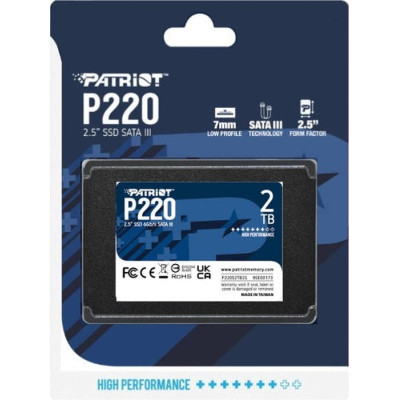 Накопичувач SSD 2.5&quot; 2TB P220 Patriot (P220S2TB25)
