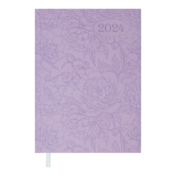Тижневик Buromax датований 2024 VINTAGE, А5 бузковий (BM.2174-26)