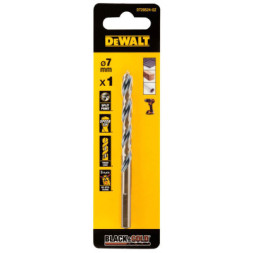 Свердло DeWALT по металу Black &amp; Gold, HSS-G, 7 х 109 х 69 мм (DT20524)