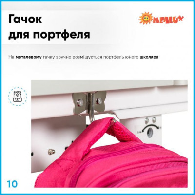 Парта зі стільцем Evo-kids Blue (BD-22 BL)