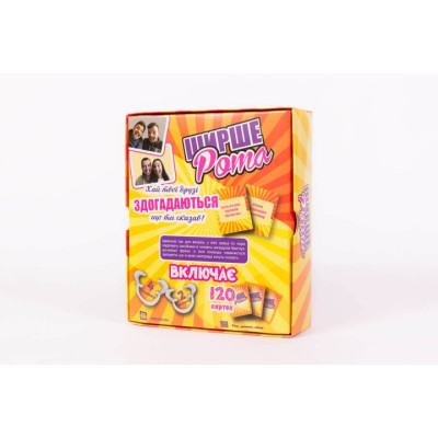 Настільна гра Fun Games Shop Ширерот (Watch Ya&#039; Mouth), українська (FGS04)