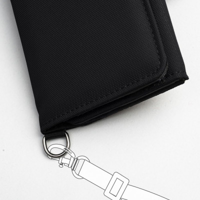 Гаманець Pacsafe RFIDsafe trifold wallet Чорний (11005100)